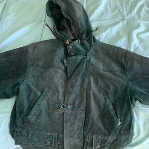 Men’s Dark Green Vintage Trench Coat